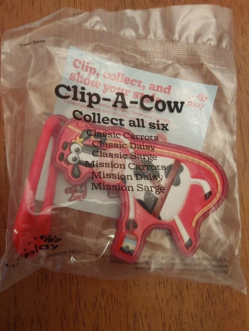 CHICK FIL A CLIP A COW NEW IN PACKAGE chick fil